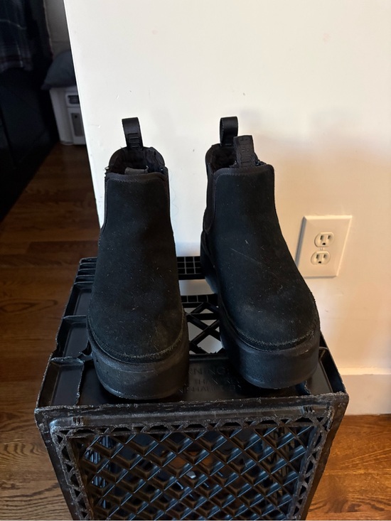 UGG Shoes - UGG Black Platform Chelsea Boots